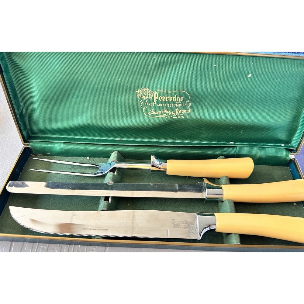 VTG Regent Stainless Knife Set Sheffield England